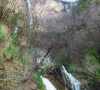 La cascade de Vegay sur le Riou de Vegay à Aiglun